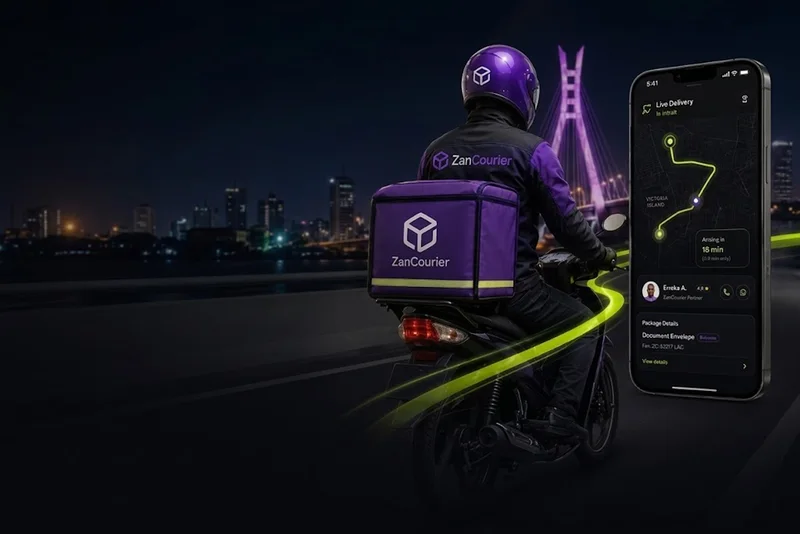 ZanCourier delivery service artwork